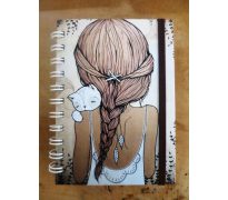 Zápisník -   Dívka s koťátkem
