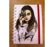 Zápisník -  Dívka s vínem
