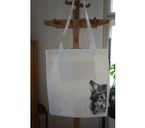 Plátěná taška Vlk